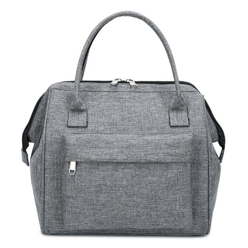 Zipper Oxford Insulated Lunch Bag Box Large Capacity Water Resistant Leakproof Cooler Bag Lunch Container for Women/Men/Work/Picnic