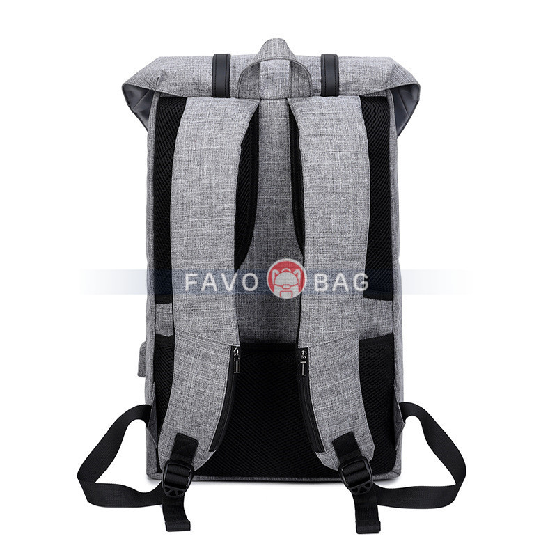 Grey Laptop Backpack