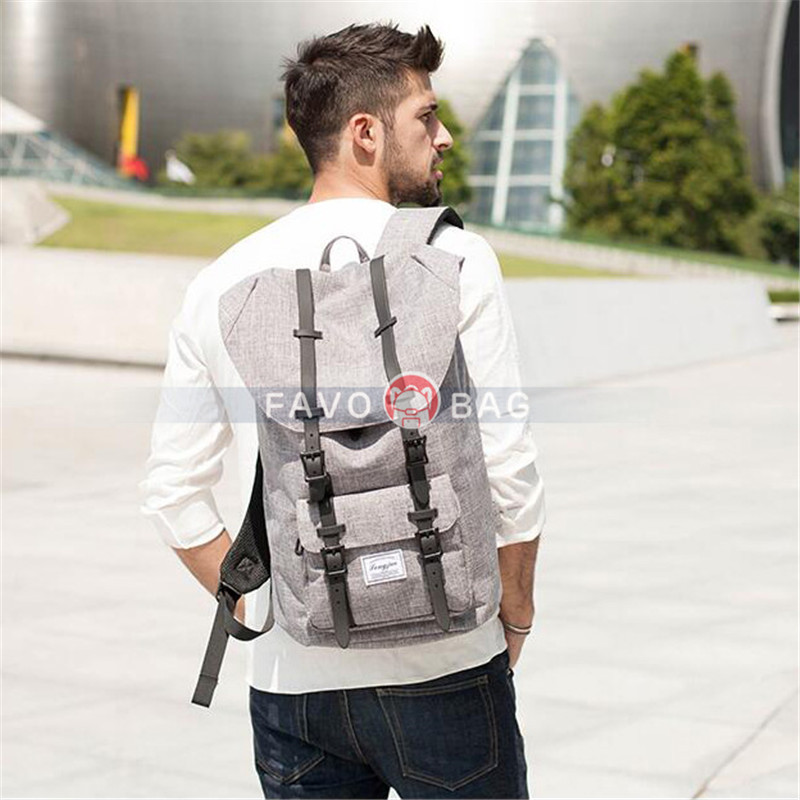 Grey Laptop Backpack