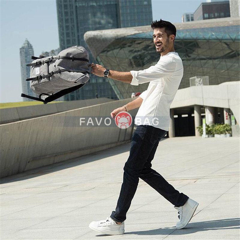 Grey Laptop Backpack