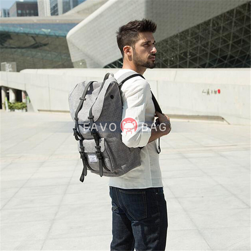 Grey Laptop Backpack