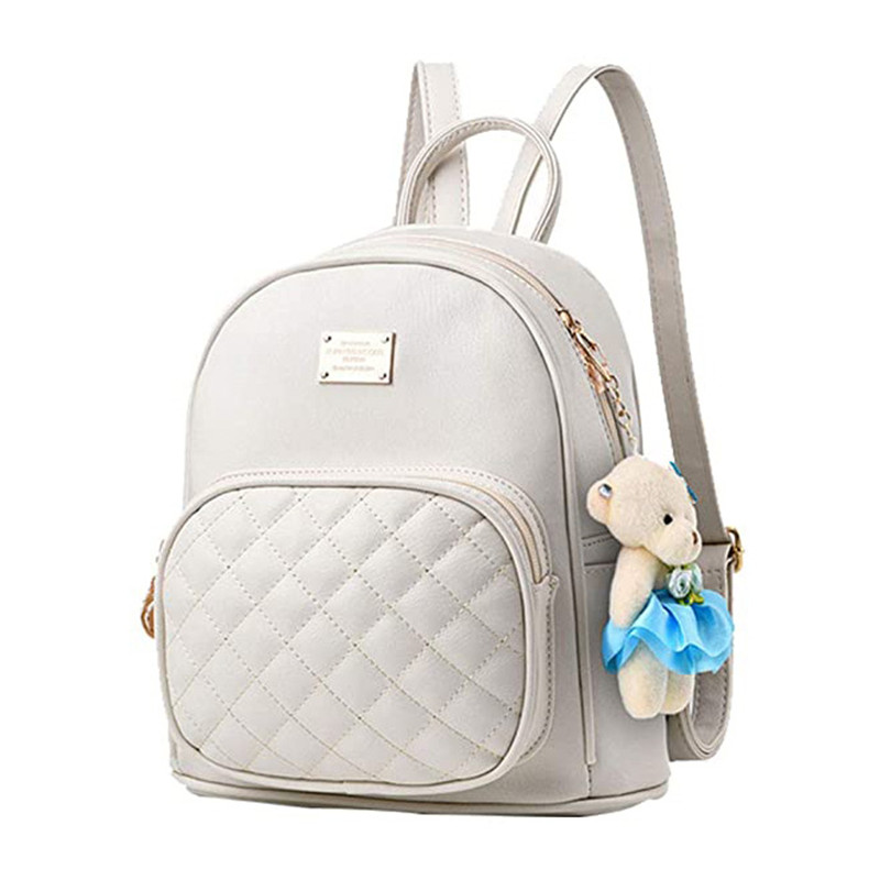 Leather Backpack School Bags Casual Travel Daypacks For Girls