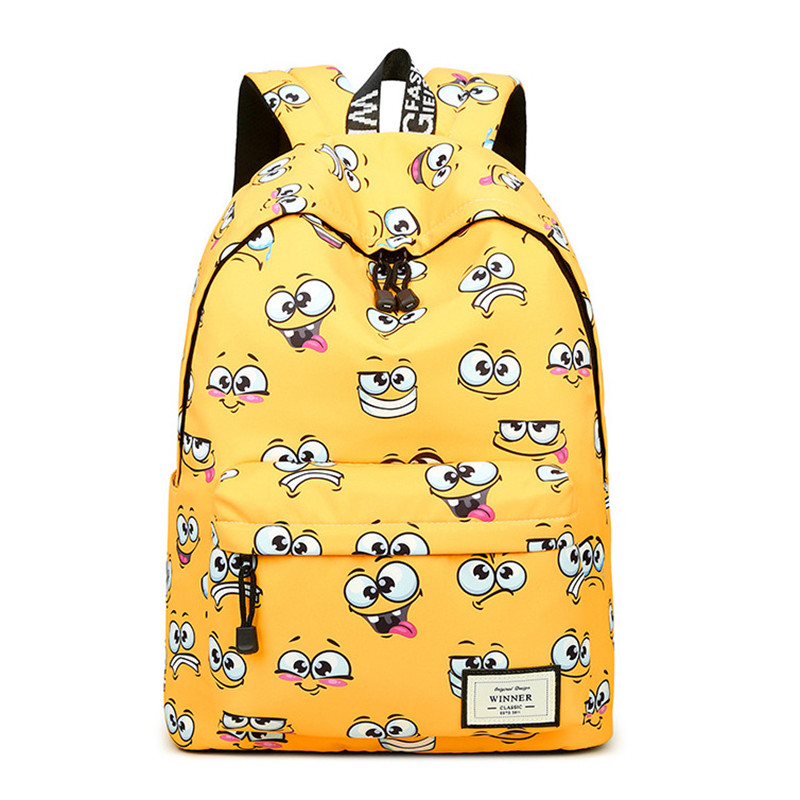 Leisure Backpack For Girls Teenage School Backpack Cat 