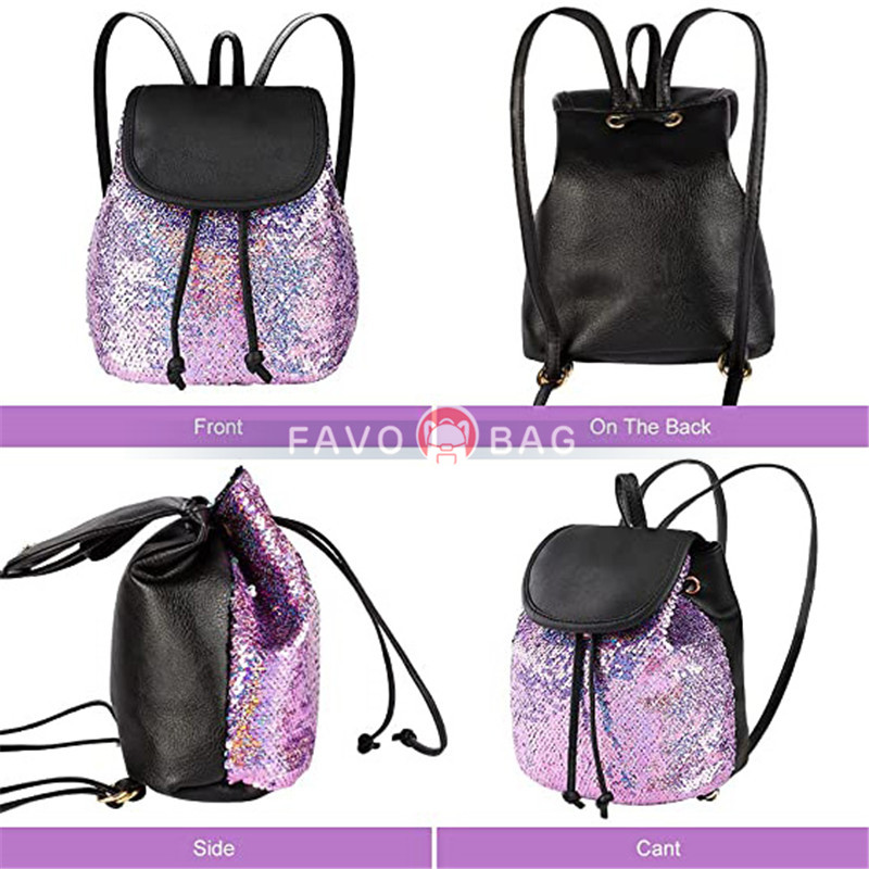Girls Mini Toddler Sequin Little Backpacks Teens Chool Glitter Bookbags Purses For Women Kids