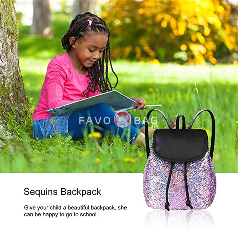 Girls Mini Toddler Sequin Little Backpacks Teens Chool Glitter Bookbags Purses For Women Kids