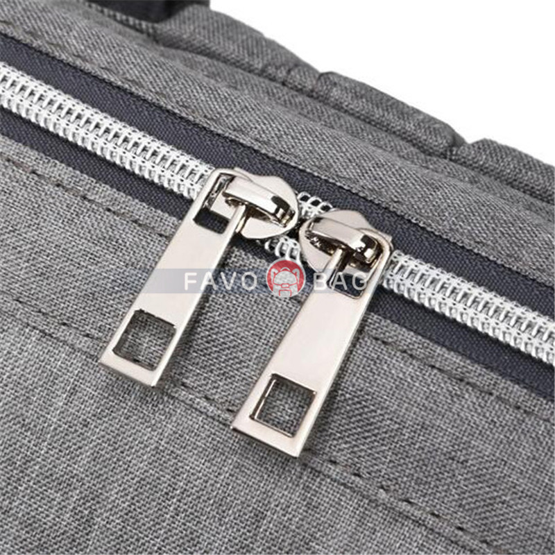 Gray Laptop Backpack For Travel Bags Business Computer Purse Work Bag With Usb Port