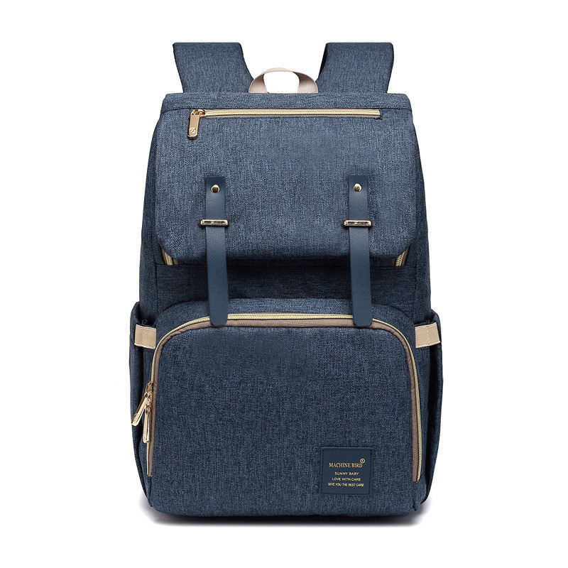 Grey Laptop Vintage College Backpack Travel Laptop Bookbags With Usb Charging Port