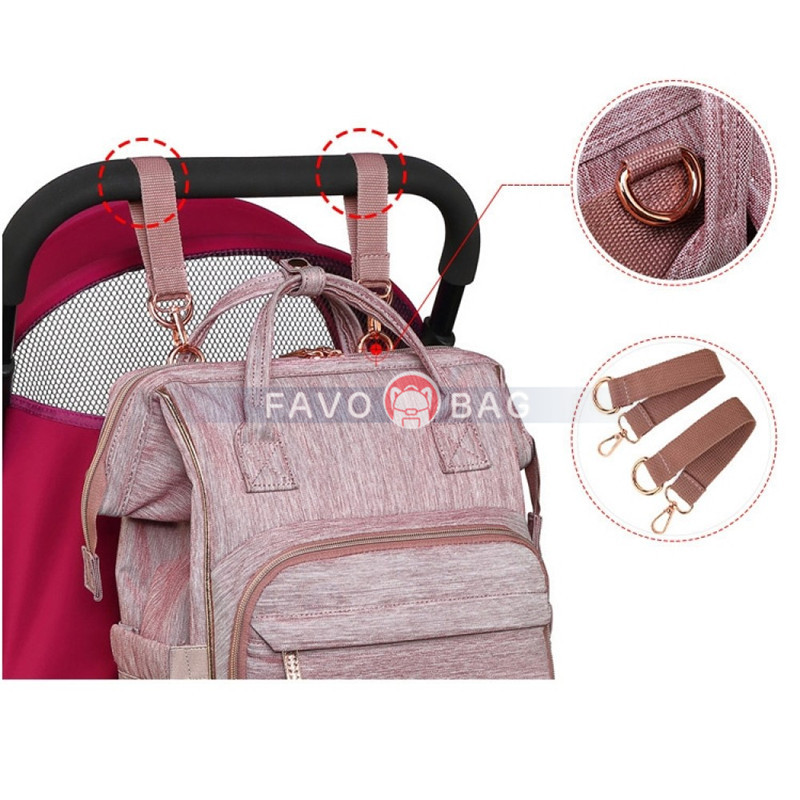 Fashion Diaper Bag Backpack Baby Travel Nappy Changing Bags for Mom Multifunction