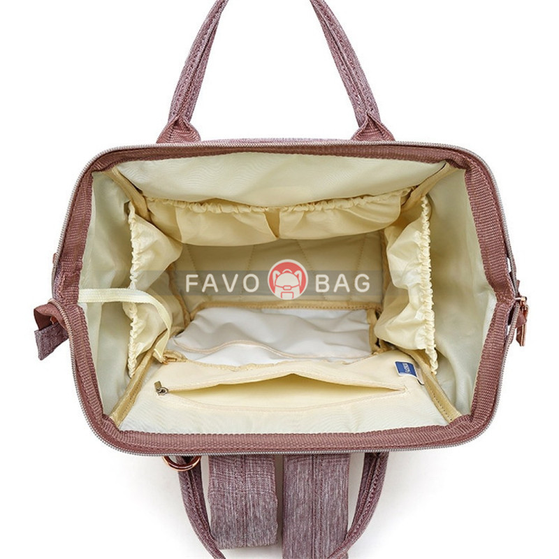Fashion Diaper Bag Backpack Baby Travel Nappy Changing Bags for Mom Multifunction
