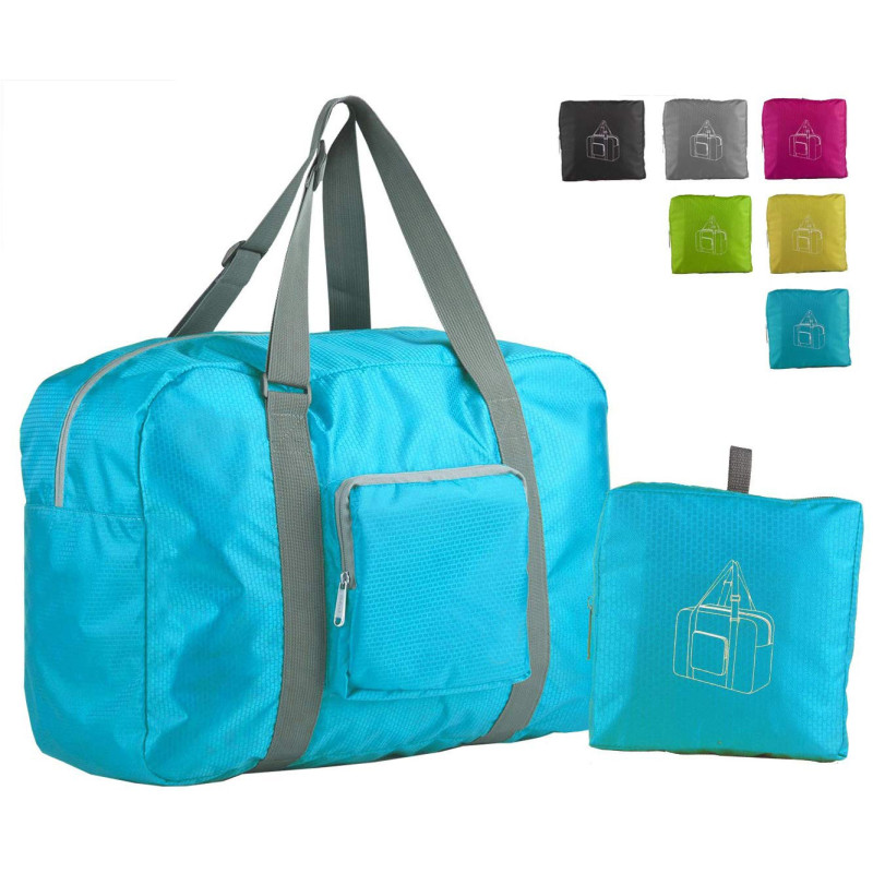 Foldable Duffle Bag for Travel Gym Sports Lightweight Luggage Duffel