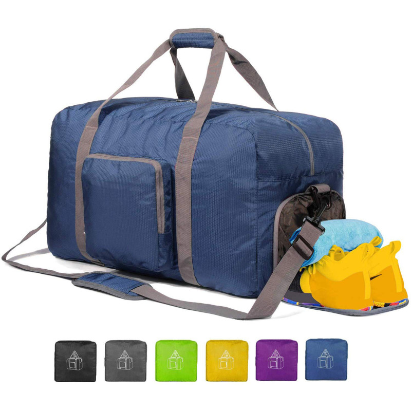 Foldable Duffle Bag for Travel Gym Sports Lightweight Luggage Duffel