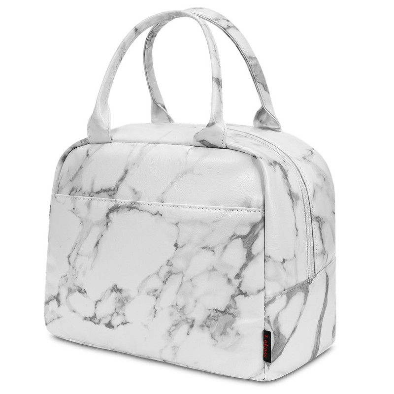 Floral Lunch Bag Cooler Bag Women Tote Bag Insulated Lunch Box Water-resistant Thermal Lunch Bag Soft Liner Lunch Bags for School