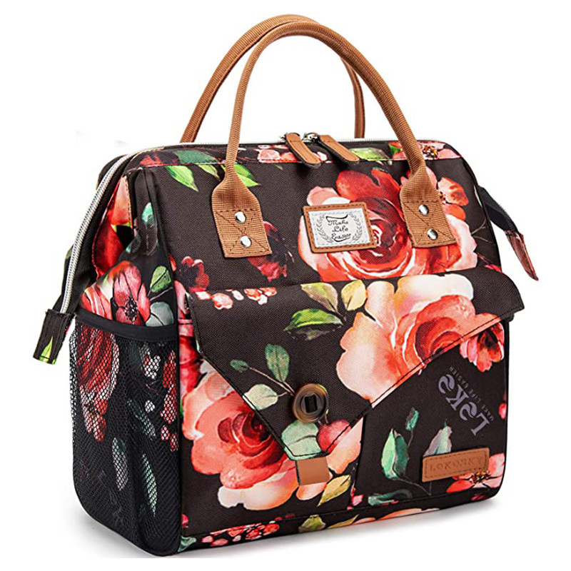 Leakproof Wide Open Lunch Box Reusable Lunch Cooler Bag For Adults Work