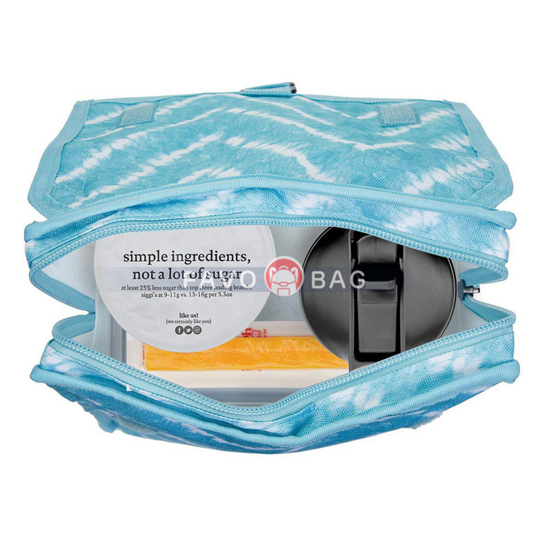 Freezable Lunch Bag With Zip Closure