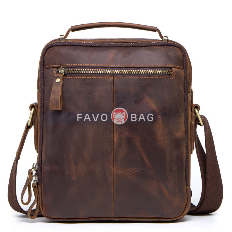 Leather Messenger Bag Purse Crossbody Bags For Work Business