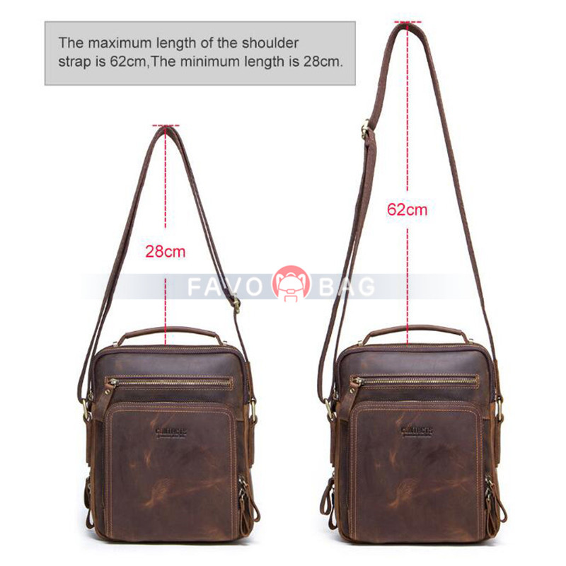 Leather Messenger Bag Purse Crossbody Bags For Work Business