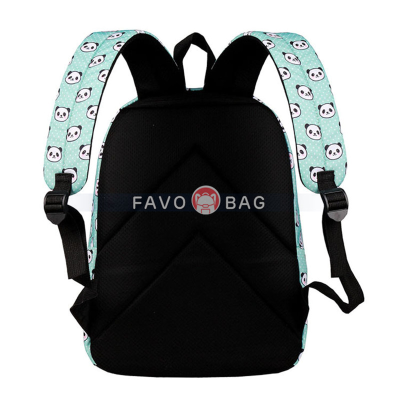 Lightweight Panda Printed Bookbags School Backpacks For Kids