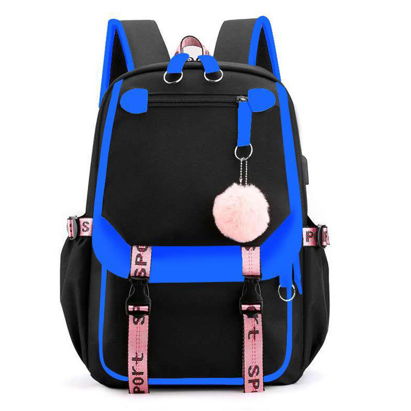 Girl Backpack School Bag With Usb Charging And Headphone Port 
