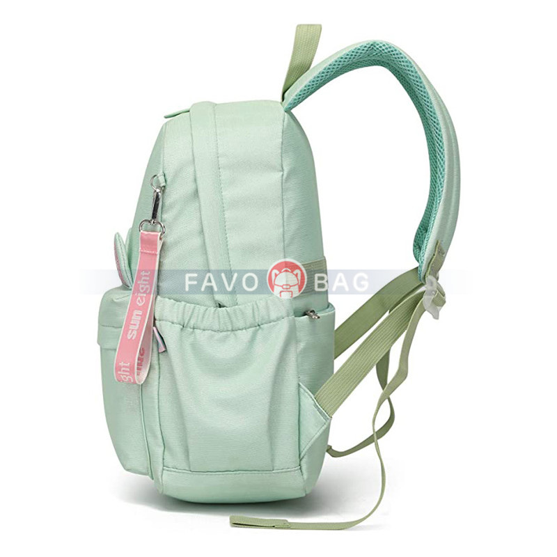 Girls Backpack Cat Ears Kid'S Casual Daypacks School Bag Lightweight