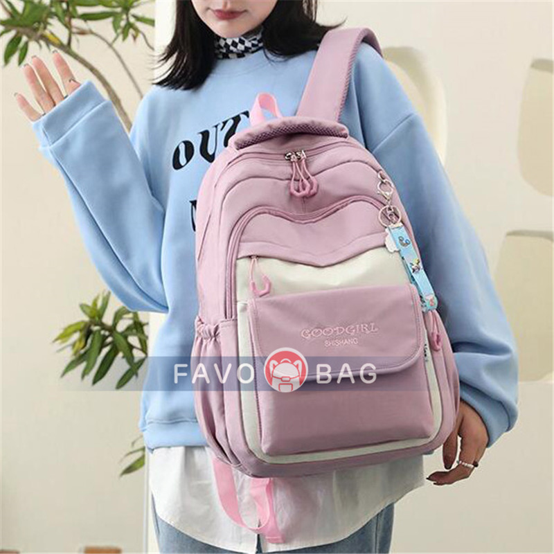 Girls Backpack for Girl Elementary School Bags Bookbags for Teen Suitable for Children Aged 7-15