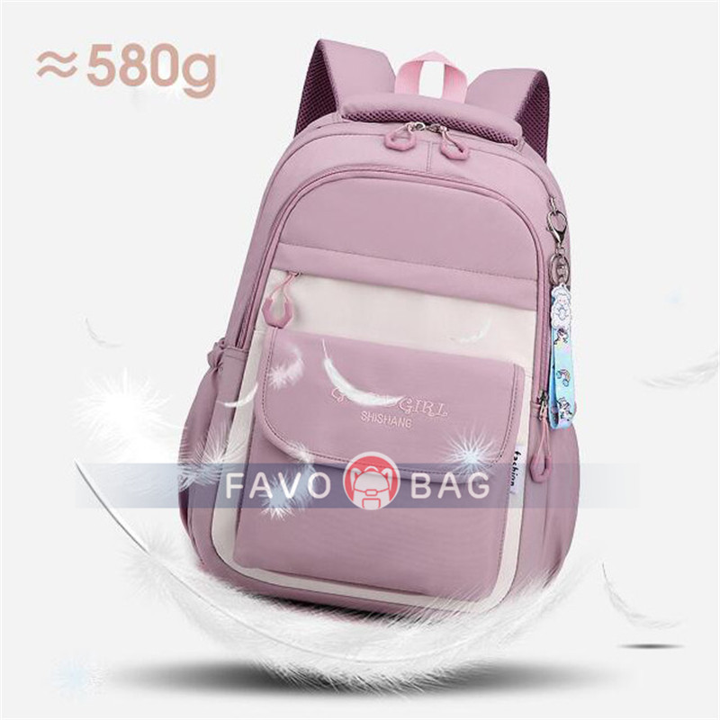 Girls Backpack for Girl Elementary School Bags Bookbags for Teen Suitable for Children Aged 7-15