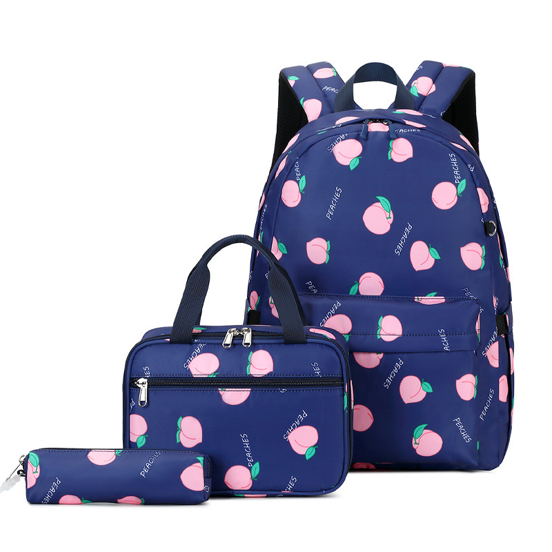 Fresh and Sweet Student Bag Cute Printed Backpack Fashion Junior High School Student Backpack