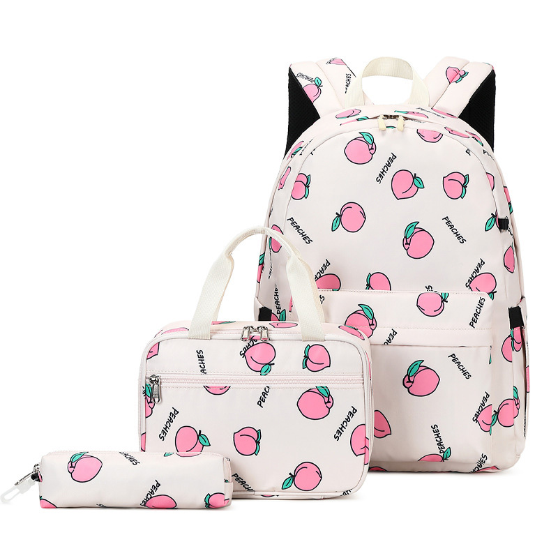 Fresh and Sweet Student Bag Cute Printed Backpack Fashion Junior High School Student Backpack