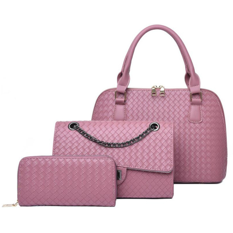 Leather Handbags for Ladies Quilted Purses Top-handle Totes Satchel Bag