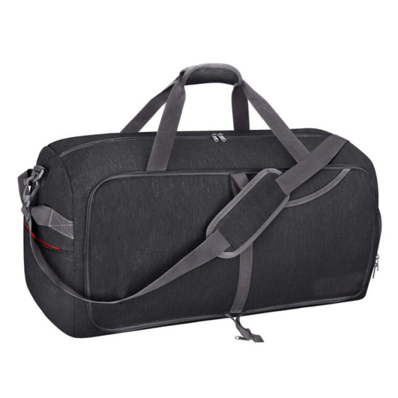 Foldable Weekender Bag with Shoes Compartment for Men Women Water-proof & Tear Resistant
