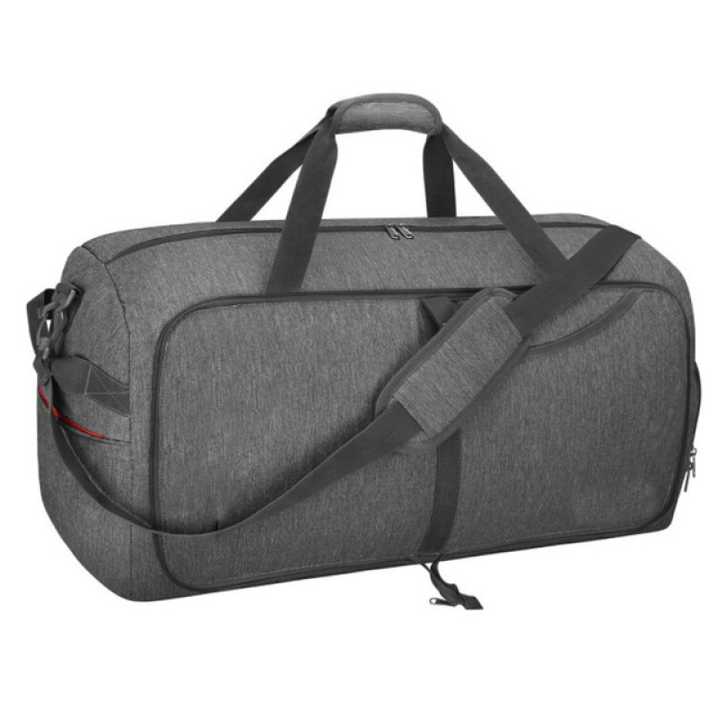 Foldable Weekender Bag with Shoes Compartment for Men Women Water-proof & Tear Resistant