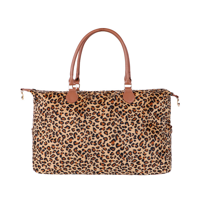 Leopard Duffle Bag For Women Large Cheetah Tote Shoulder Bag